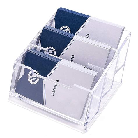 3rd tier business card holders.